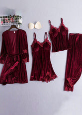 4 pc velvet set